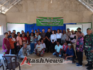 Cegah Pelintas Batas Ilegal, Satgas TMMD 125 Kodim Belu Gelar Penyuluhan Kepada Masyarakat