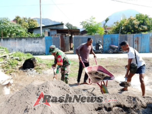 Pererat Hubungan TNI dan Masyarakat, Babinsa Ende Gelar Kegiatan Teritorial di Desa Turunalu