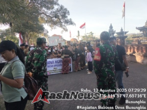 ​Danramil Busungbiu Apresiasi Semangat Anak-Anak di Parade Karnaval Budaya PAUD dan