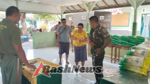 Melalui Gerakan Pangan Murah, Kodim 1609/Buleleng Pererat Kemanunggalan dengan Rakyat Seririt