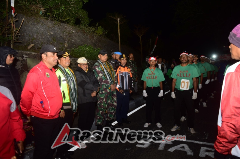 Letkol Inf Gunawan Budhi Prasetyo Lepas Lomba Gerak Jalan 45 KM Meriahkan HUT ke-80 RI
