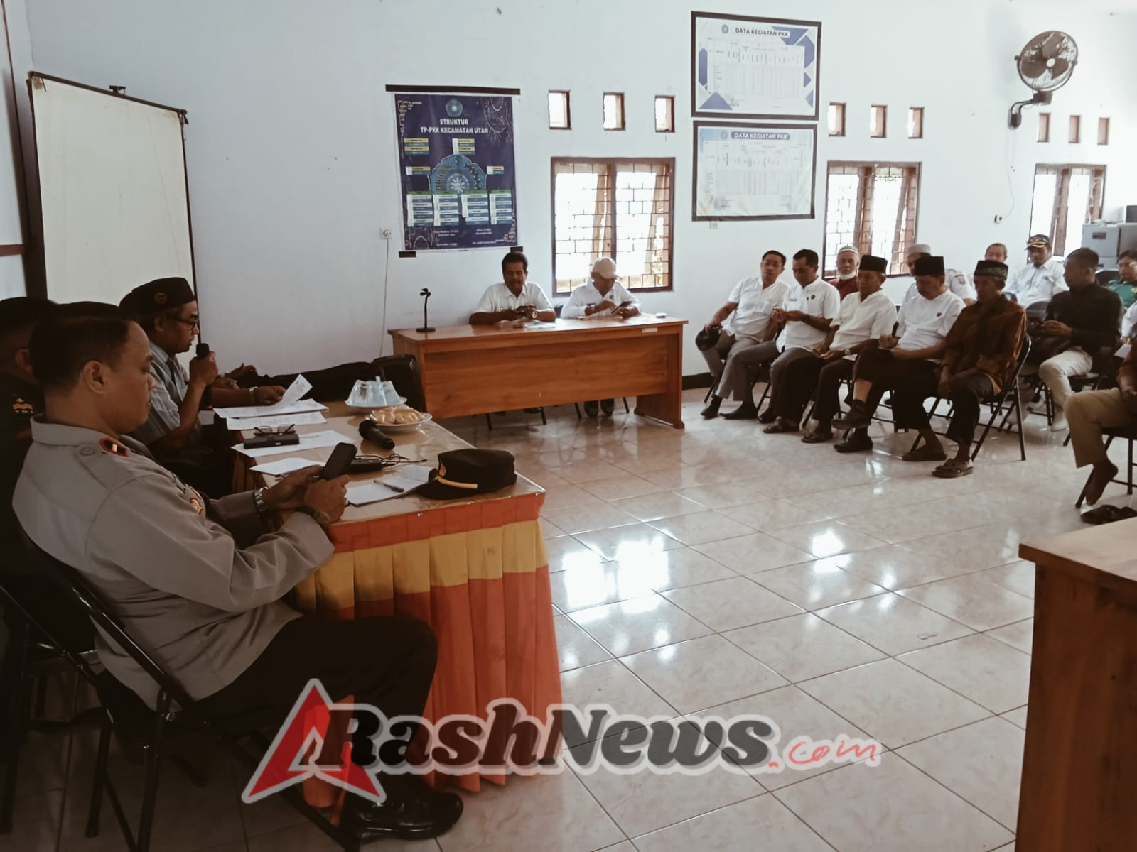 ‎Koramil 1607-09/Utan Perkuat Sinergitas untuk Kelancaran Peringatan Maulid Nabi Muhammad SAW