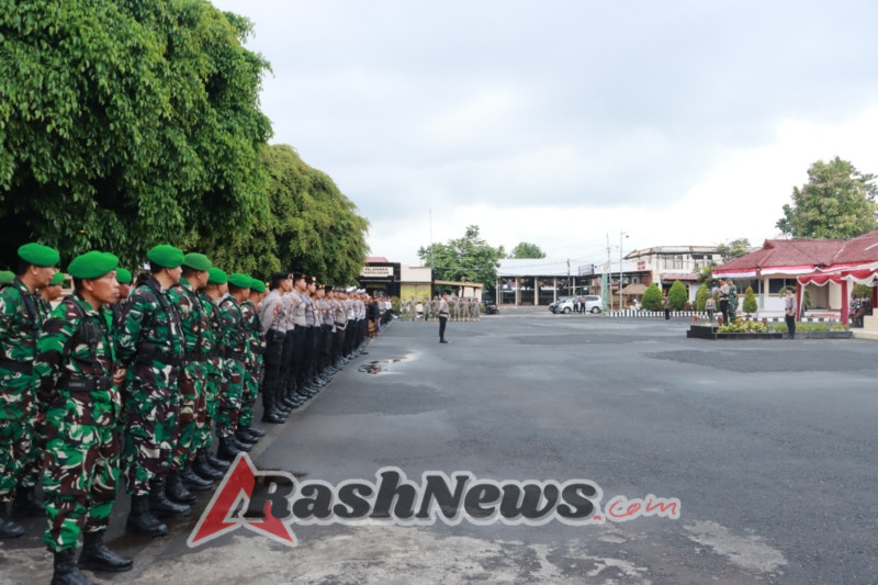Ratusan Peserta Ikuti Apel Satkamling, TNI-Polri Bersatu Jaga Kamtibmas