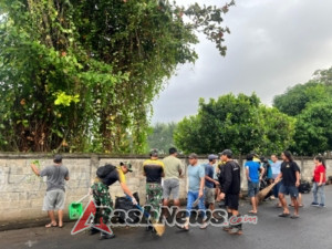 TNI dan Warga Sanur Kaja Bersatu Jaga Kebersihan Lewat Karya Bakti
