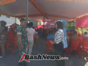 Babinsa Koramil 1602-01/Ende Fasilitasi Pelayanan KB dan Monitoring Kamtibmas di Rewarangga Selatan