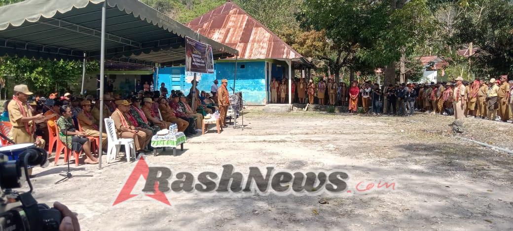 4HUT Kota SoE ke 103: Kasdim 1621/TTS Hadiri Kegiatan Napak Tiras dan Berikan Sambutan