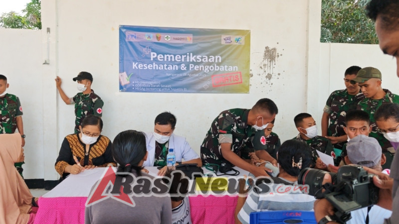 Jelang MTQ Kabupaten, Desa Kemuning Adakan Jumat Bersih Dipimpin Babinsa