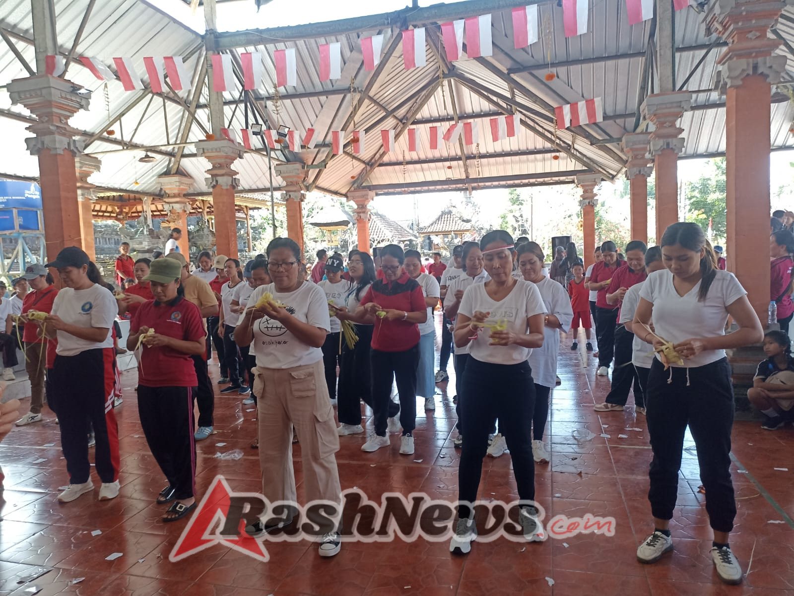 Sambut Meriah HUT RI ke-80, Babinsa Bangbang Bersinergi Amankan Kegiatan Lomba