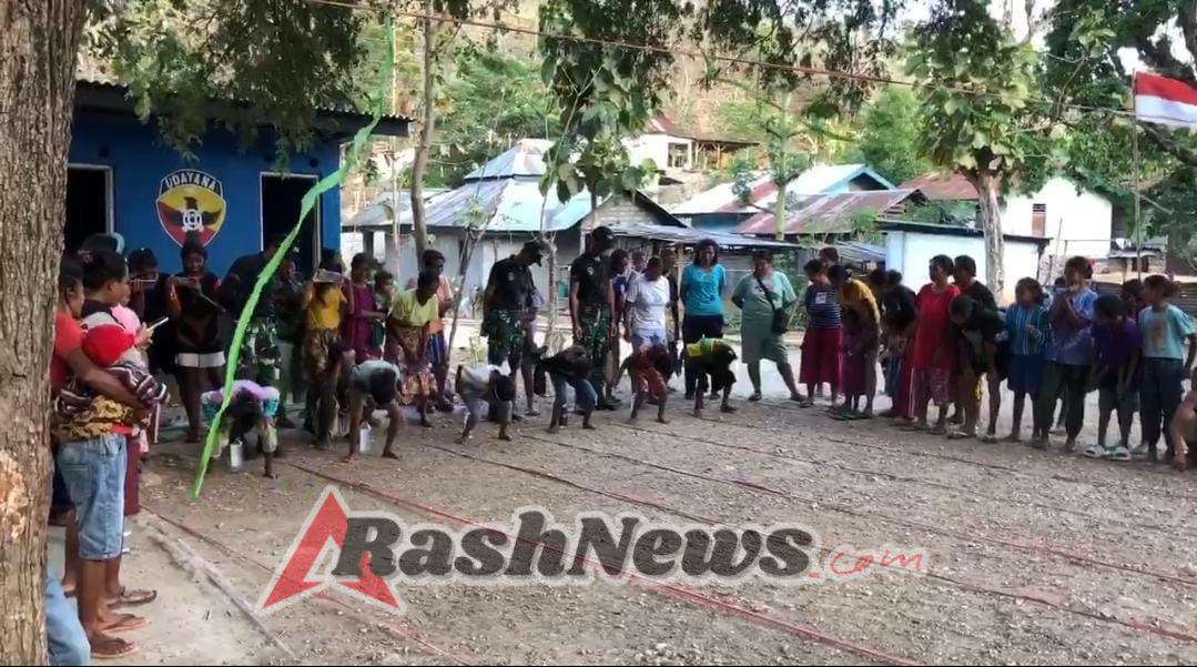 Masih di Momen Agustusan, Pos Maubusa Gelar Perlombaan Untuk Warga Binaan Jalin Keakraban