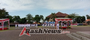 Dandim 1623/Karangasem menghadiri upacara peringatan HUT ke – 80 kemerdekaan Republik Indonesia tahun 2025.