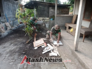 Kolaborasi TNI dan Tokoh Desa Wujudkan Kepedulian Sosial di Banjar Lantangidung