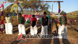 Lomba Tradisional Koramil Manggelewa Pererat Tali Silaturahmi