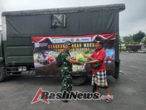 Danramil Ubud Tegaskan Komitmen Kodim 1616/Gianyar Bantu Pemerintah Jaga Ketersediaan Pangan