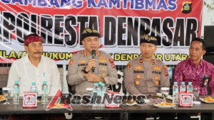 Serap Aspirasi Masyarakat untuk Tingkatkan Pelayanan, Kapolresta Denpasar Sambang Kamtibmas di Wilayah Polsek Denpasar Utara
