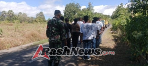 Berikan Materi Wasbang, Babinsa Harap Dapat Mejaga Ketertiban Dan Keamanan Wilayah.