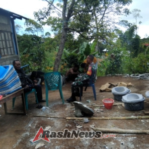 Komsos dan Pemantauan Wilayah, Babinsa Koramil 1602-03 Perkuat Ketahanan Wilayah