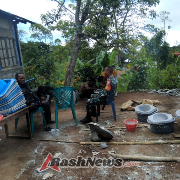 Komsos dan Pemantauan Wilayah, Babinsa Koramil 1602-03 Perkuat Ketahanan Wilayah