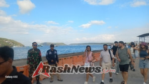 Gelar Monitoring Pelabuhan Banjar Nyuh, babinsa Ped sebut Wisatawan Padat