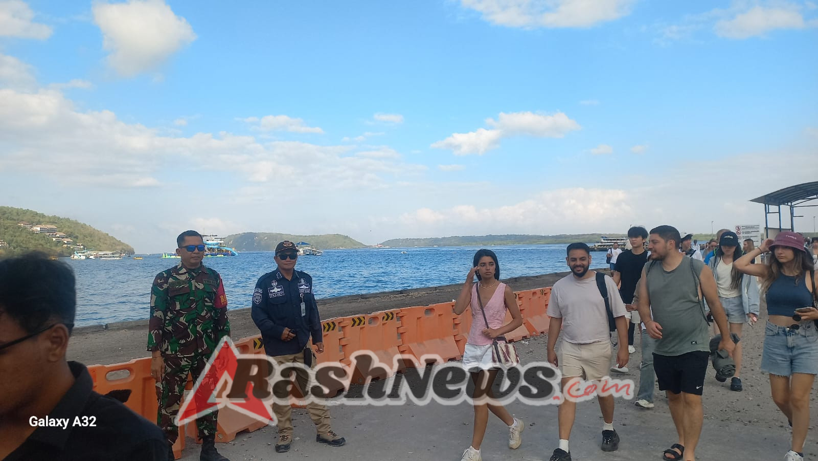 Gelar Monitoring Pelabuhan Banjar Nyuh, babinsa Ped sebut Wisatawan Padat