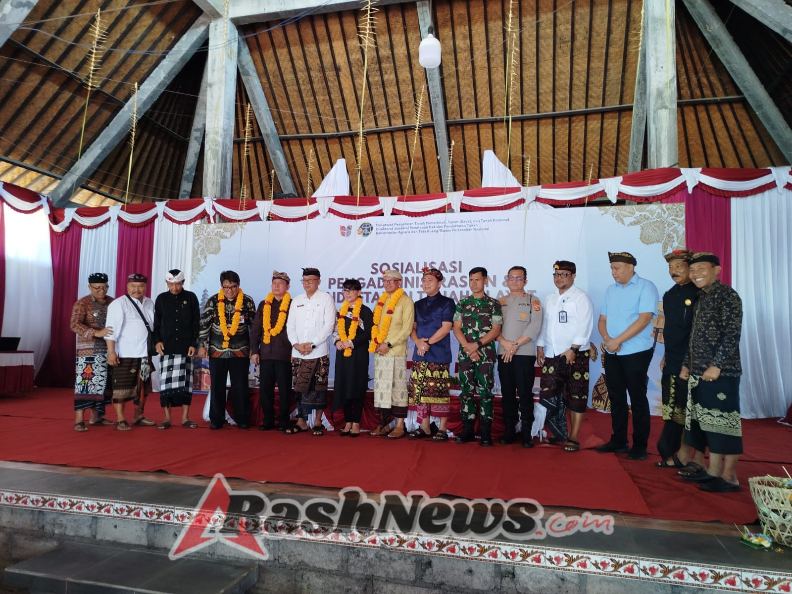 Pjs. Danramil 1623-08/Kubu dukung kegiatan sosialisasi pengadministrasian dan pendaftaran tanah ulayat di Kab.Karangasem.