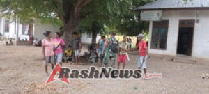 Babinsa Serda Benediktus Nainatun Teguhkan Jiwa Kebersamaan Masyarakat Tainsala