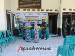 Bulog dan Koramil Bolo Bersinergi Gelar GPM, 47 Sak Beras Terjual Hari Ini