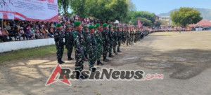 Kodim 1602/Ende Tunjukkan Komitmen Kebangsaan dalam Upacara Detik-Detik Proklamasi