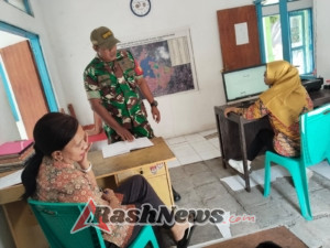 Puldatater di Kotaratu: Babinsa dan Aparat Kelurahan Kompak Jaga Stabilitas Lingkungan