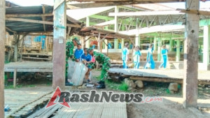Kodim 1602/Ende dan Polsek Detusoko Koordinasi Gelar Komsos dan Kerja Bakti Bersama Masyarakat