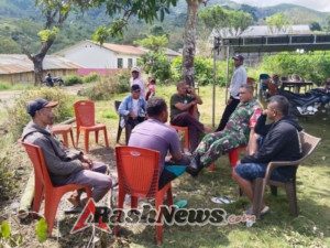 Babinsa Kodim 1602/Ende Jalankan Tugas Satkowil dengan Komsos dan Pemantauan di Ndenggarongge