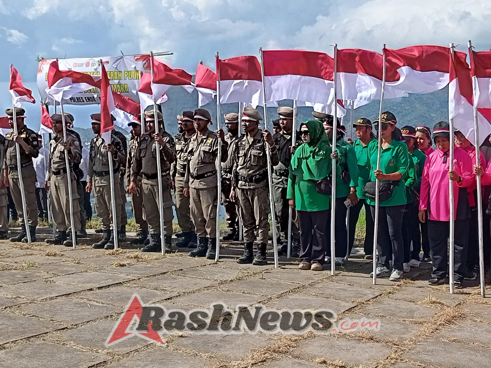 Semangat Nasionalisme Bergema di Bukit Kezimara, Kodim 1602/Ende Ambil Peran Penting