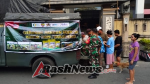 Kodim 1609/Buleleng Perkuat Kepedulian Sosial Lewat Program Pangan Murah