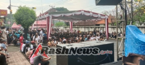 Pastikan Aman Dan Lancar, AparatTNI Pilri Di Gelgel Amankan Swecapura Festival