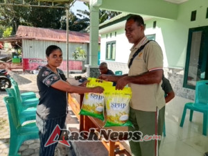Kodim 1622/Alor Bersama Perum Bulog Gelar Bazaar Beras Murah SPHP