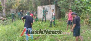 Sinergi Babinsa dan Masyarakat Wujudkan Lingkungan Sekolah yang Sehat