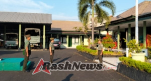 Kodim 1623/Karangsem rutin gelar upacara bendera setiap hari Senin.