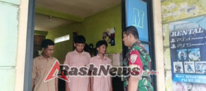 Penertiban Pelajar Bolos, Babinsa Kodim 1602/Ende Perkuat Kamtibmas Wilayah Binaan