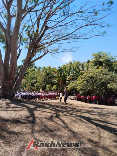 Upacara Meriah dan Khidmat, Babinsa Dampingi Peringatan Proklamasi RI ke-80 di Kotabaru