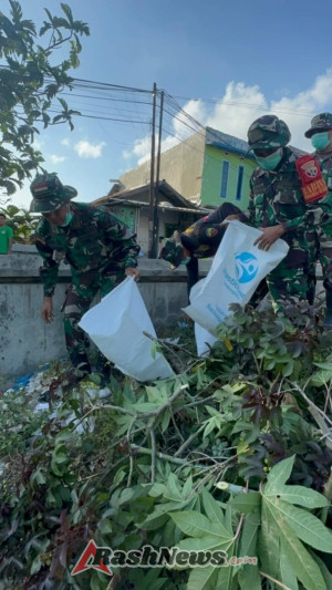 Kodim 1614/Dompu Gelar Bakti Teritorial HUT TNI ke-80 di Perbatasan Kota