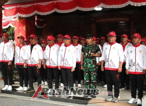 Dandim 1611/Badung Dukung Kontingen PORPROV Bali XVI Tahun 2025 Targetkan Juara