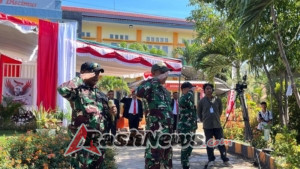Kodim 1603/Sikka Dampingi Mahasiswa Baru Universitas Nusa Nipa dalam PKKMB