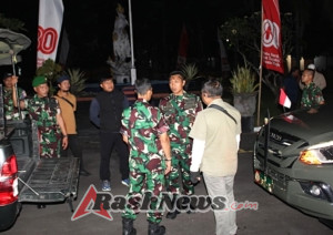 Dandim 1611/Badung Pastikan Keamanan Wilayah dengan Patroli Keliling terhadap Obyek Fital