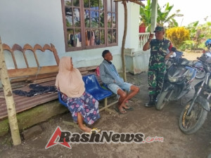 Wujud Tugas Teritorial, Babinsa Kodim 1602/Ende Aktif Jalin Komunikasi Sosial di Desa Liabeke