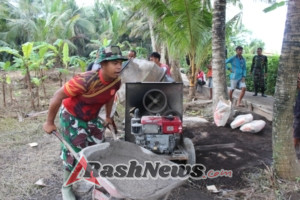 Semangat Satgas TMMD ke-125 Bangun Jalan, Bangun Harapan Masyarakat Desa Batuan