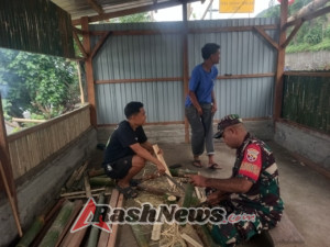 Serka Abdullah M Ambry Gelar Komsos dan Pamwil di Jalan Imam Bonjol, Ende Utara