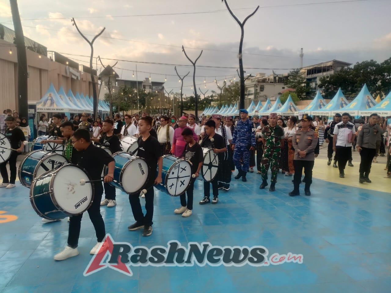 Danramil Komodo Hadiri Pembukaan Festival Golo Koe di Waterfront City Labuan Bajo