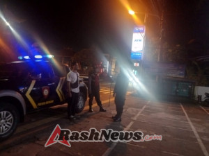 Blue Light Patrol Polsek Mengwi Sambangi Kantor BRI Pastikan Situasi Aman