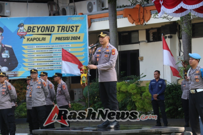 Wakapolres Tabanan Tekankan Penguatan Integritas dan Penanganan Curanmor dalam Apel Jam Pimpinan