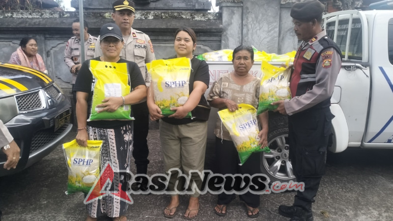 Polsek Selemadeg gelar pasar murah beras SPHP, stabilisasi harga & Pasokan*