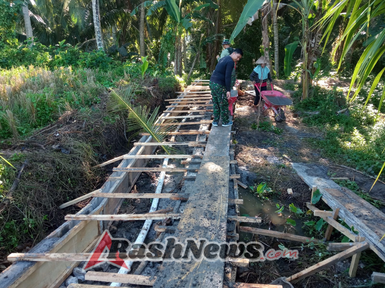 Masyarakat Ucapkan Terima Kasih, TMMD Wujudkan Akses Mudah ke Lahan Pertanian